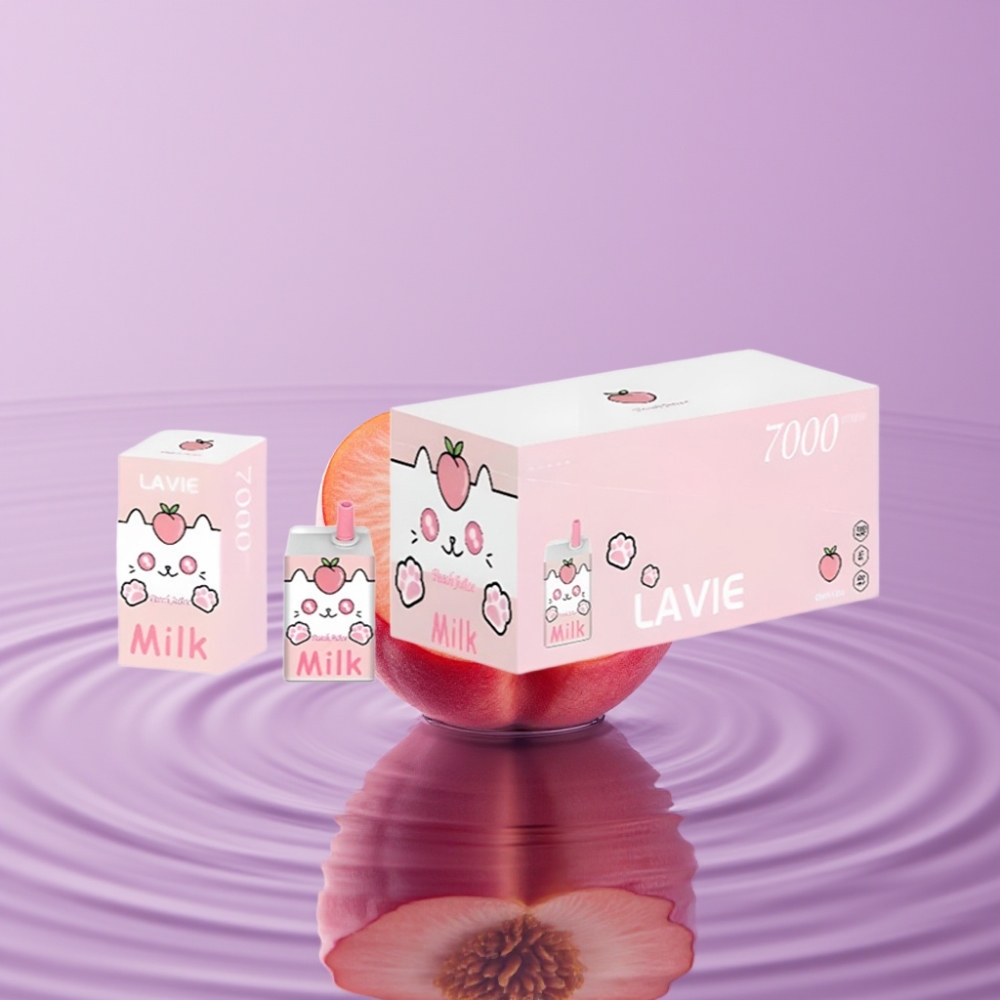 LAVIE Milk 7000 نَفث | 16مل عصير خوخ وحليب | 600mAh